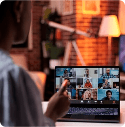 Founder on a remote call